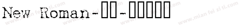 New Roman-普通字体转换